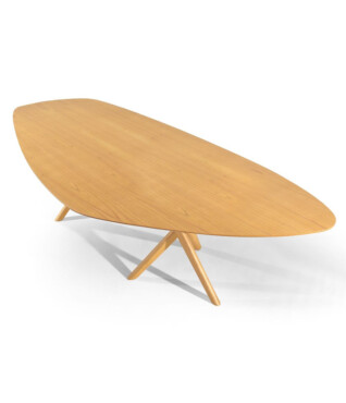 mesa organica para sala de jantar