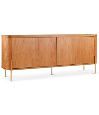 buffet com pes em aço carbono