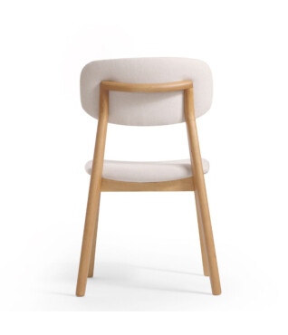 Cadeira Ane 101 Com Encosto Estofado Para Sala de Jantar PRONTA ENTREGA frente lateral