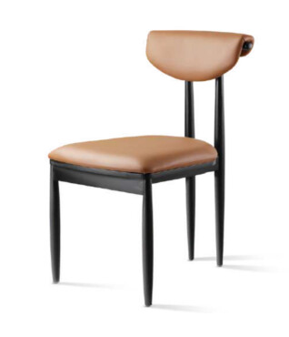 Cadeira de Jantar Lilian com Encosto Estofado Para Mesa de Jantar