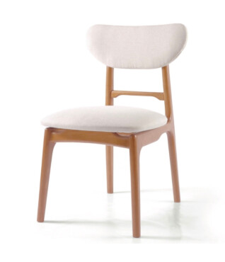 Cadeira Marília com Encosto Estofado para Mesa de Jantar