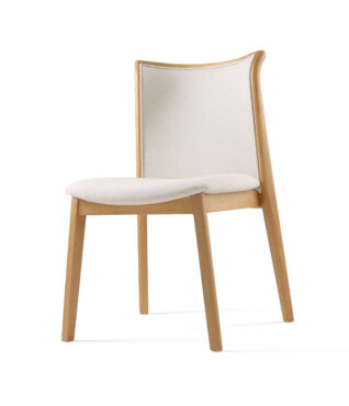 Cadeira Marrocos 101 Com Encosto em Tecido Para Sala de Jantar frente