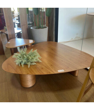 Conjunto Mesa de Centro Orgânica Iris detalhes