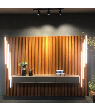 home ripado com 3m para sala de estar