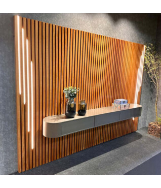 home ripado com 3m para sala de estar