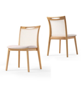 Cadeira Tayla 107 Kit com 2 unidades Para Sala de Jantar