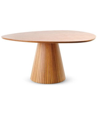 mesa cone com tampo organico