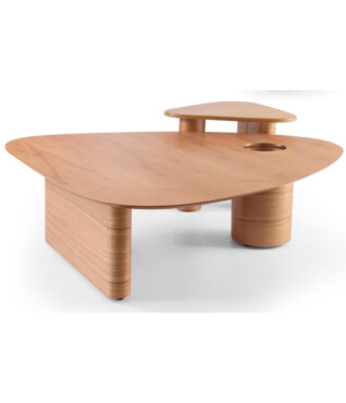 Conjunto Mesa de Centro Orgânica Iris detalhes