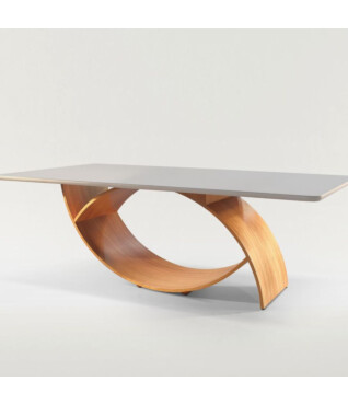 mesa com base central