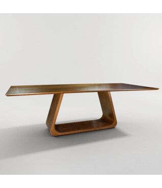 mesa com tampo laqueado com vidro