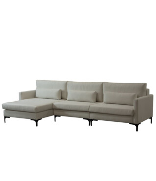 Sofá Living Itália com Chaise 3,20m
