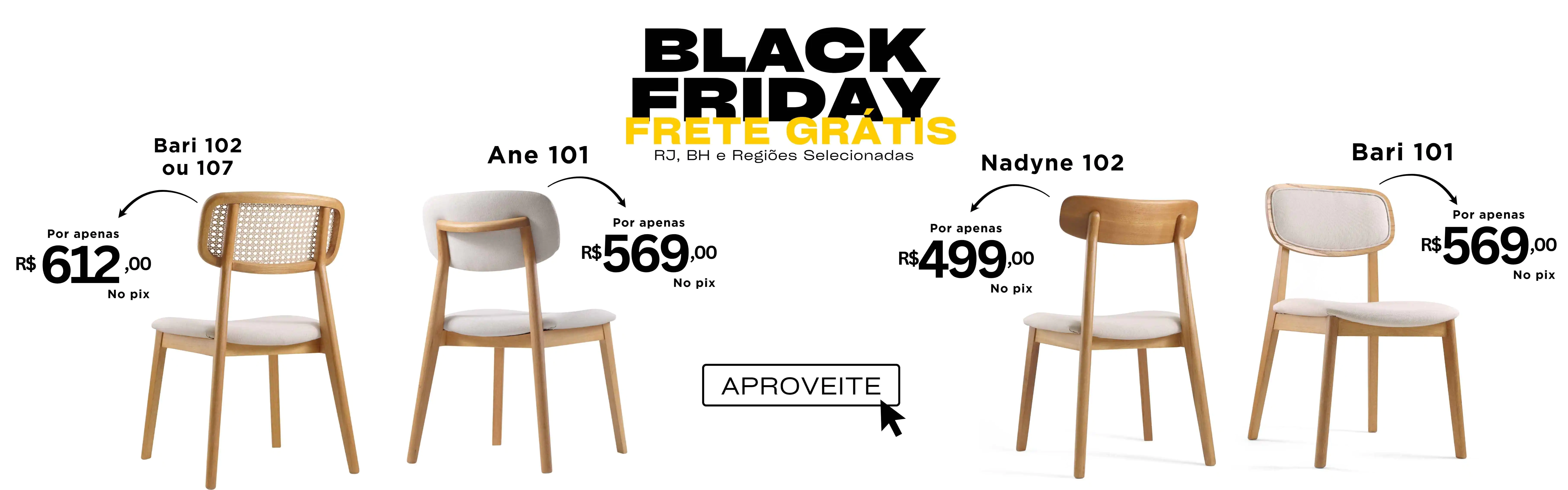 Black Friday Cadeiras