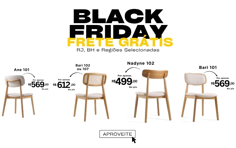 Banner Black Friday Cadeiras