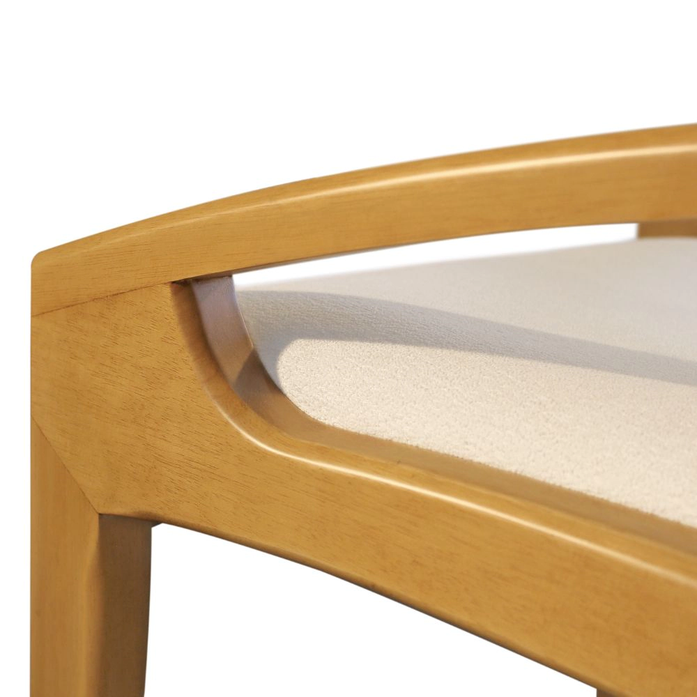 Cadeira Elisa com Encosto Estofado Para Mesa de Jantar