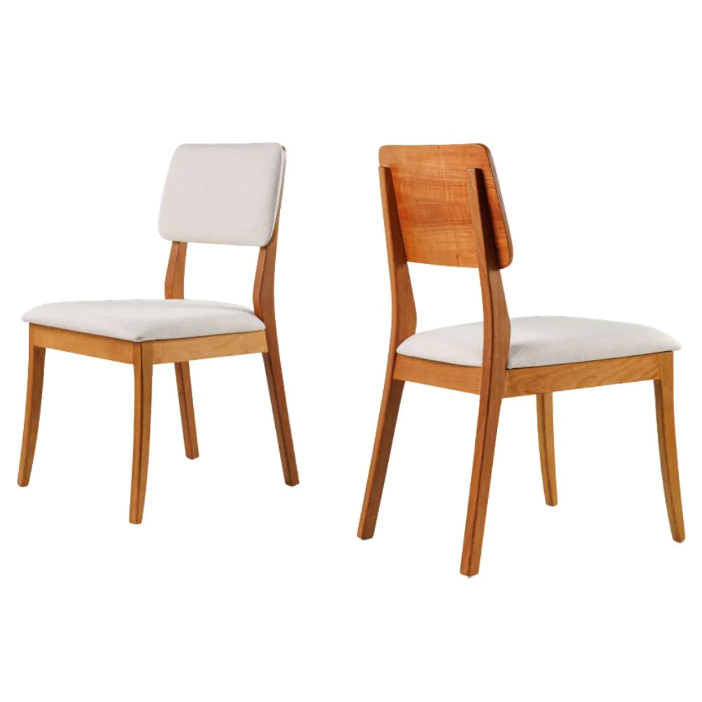 Cadeira Florença Kit com 2 unidades Para Sala de Jantar