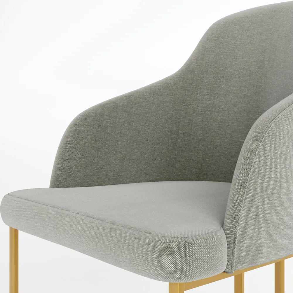 Cadeira Mona Dourado e Linked 35