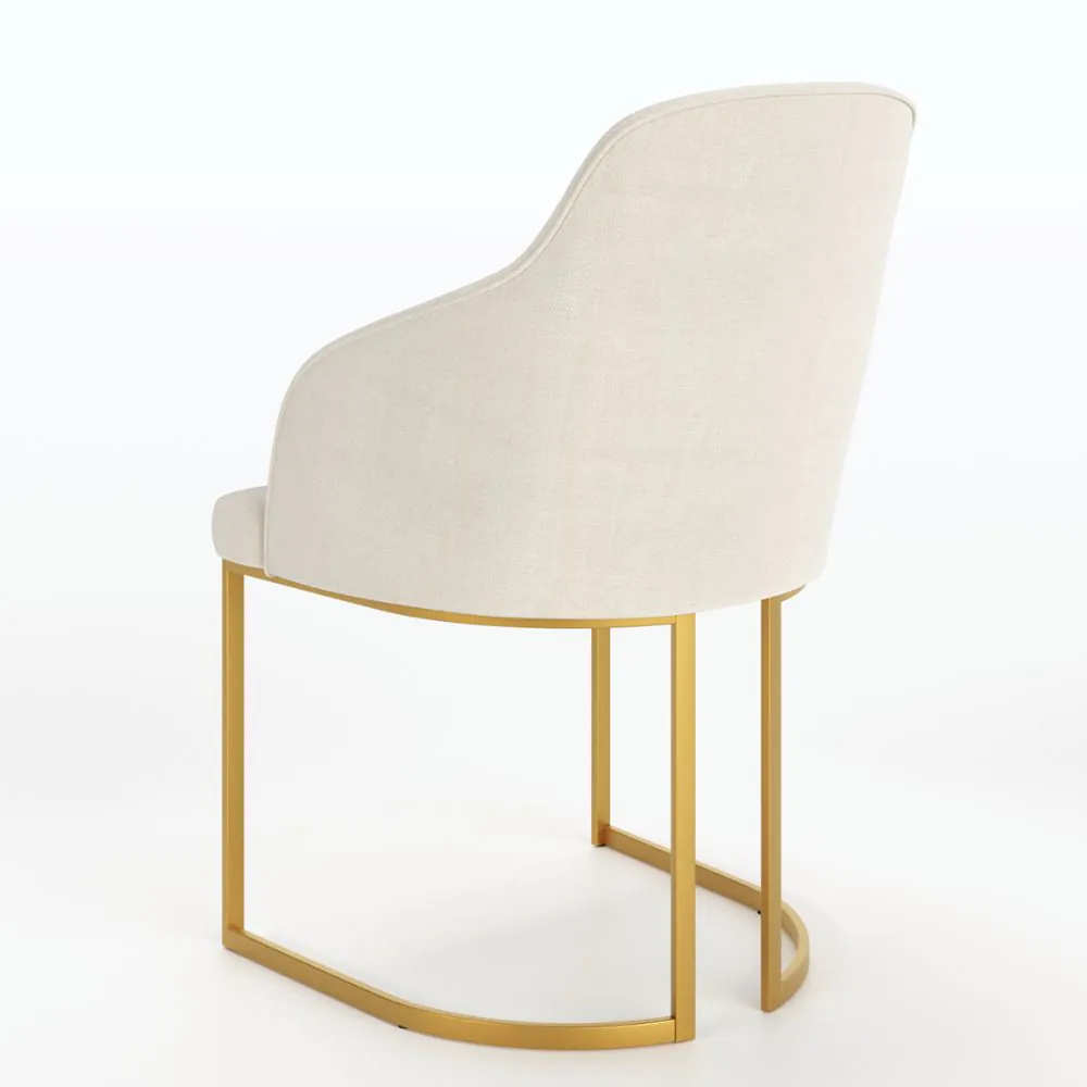Cadeira Mona Dourado e Linked