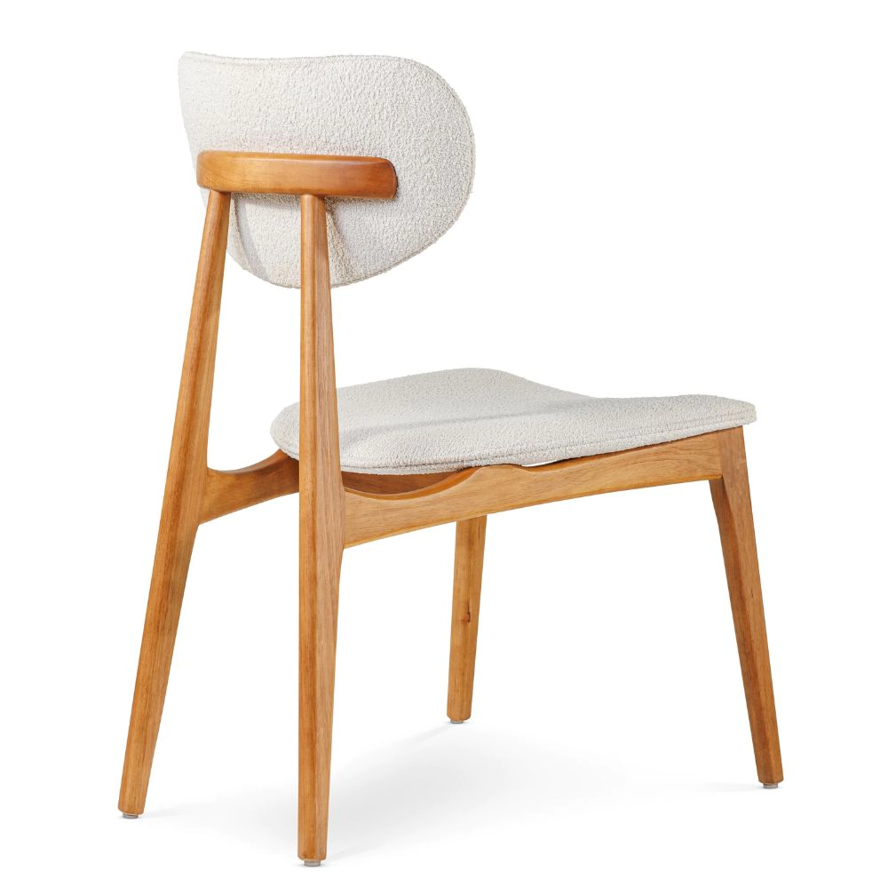Cadeira Olivia com Encosto Estofado Para Mesa de Jantar
