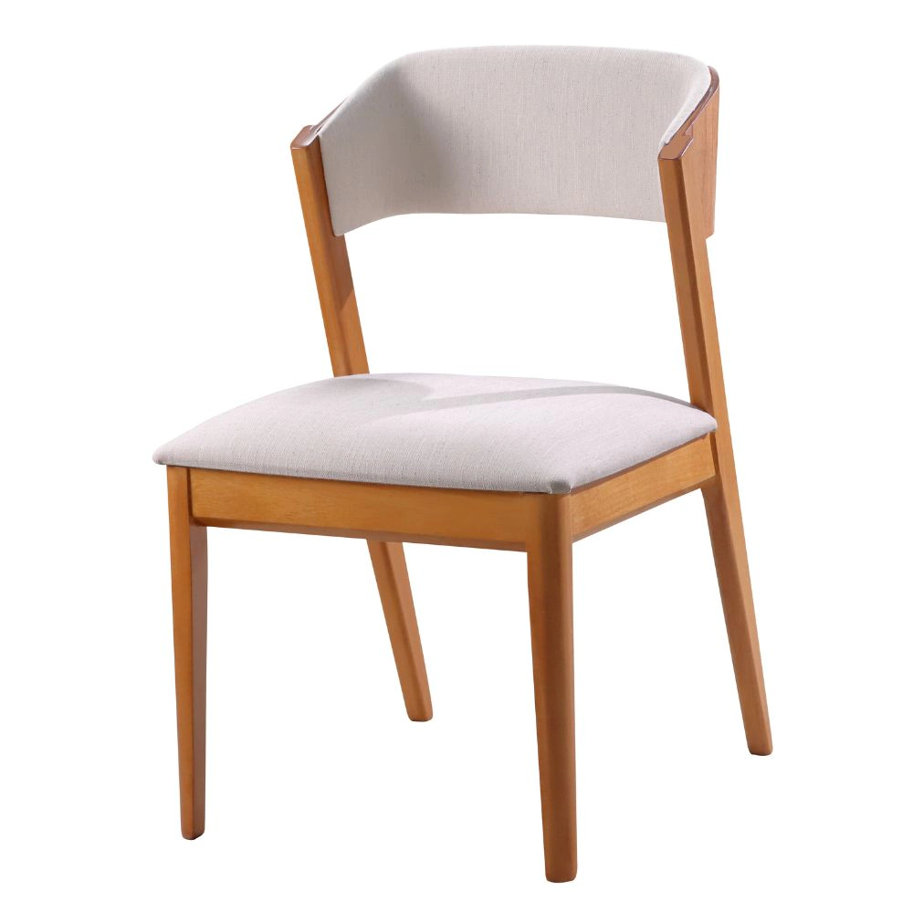 Cadeira Paolla com Encosto Estofado Para Mesa de Jantar