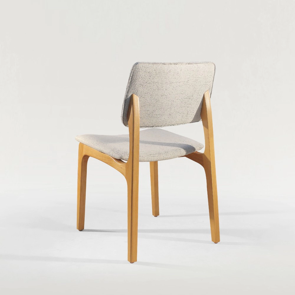 Cadeira Mabel com Encosto Estofado Para Mesa de Jantar