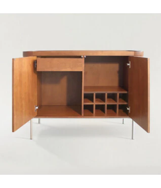 buffet louros com adega legfatto moveis