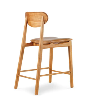 banqueta em madeira maciça