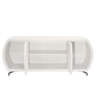 buffet com estrutura em madeira maciça