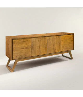 Buffet Firenze 4 Portas Pés em Madeira 1,80m