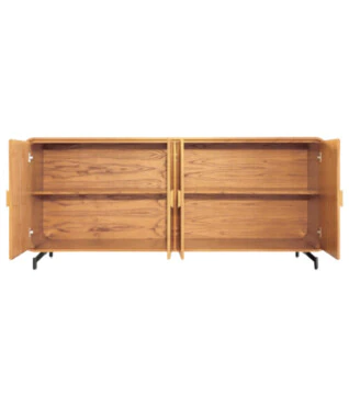 buffet com estrutura metálica