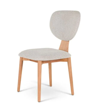 Cadeira Brisa com Encosto Estofado Para Mesa de Jantar