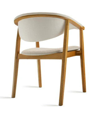 Cadeira Ester com Braço Para Sala de Jantar