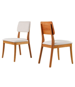 Cadeira Florença Kit com 2 unidades Para Sala de Jantar