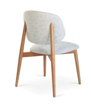 Cadeira Forja com Encosto Estofado Para Mesa de Jantar