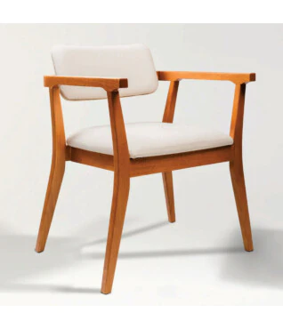 Cadeira Giovana com Braço Para Mesa de Jantar