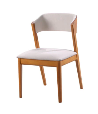 Cadeira Paolla com Encosto Estofado Para Mesa de Jantar
