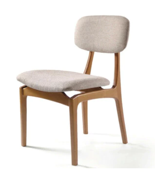 Cadeira Safira com Encosto Estofado Para Mesa de Jantar