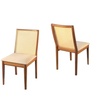 Cadeira Tacia Kit com 2 unidades Para Mesa de Jantar