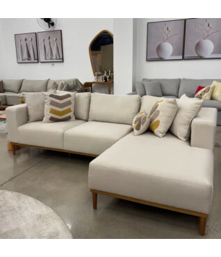 Sofá com Chaise Boreal 3m - Bianchi Móveis