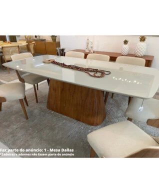 Mesa de Jantar Dallas 2,20m x 1,10m