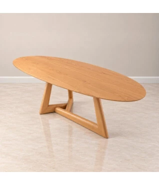 Mesa de jantar oval Blend para 6 a 10 lugares