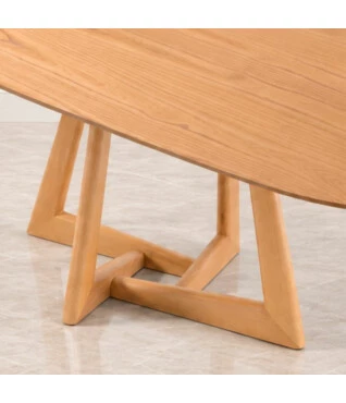 Mesa Oval Cecília com Tampo Laminado