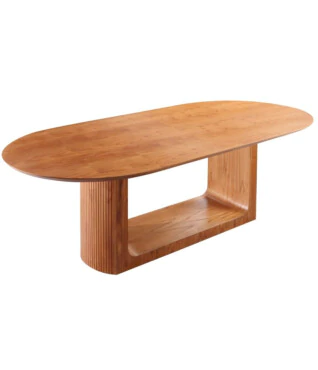 Mesa de Jantar Oval Londres 2,20m x 1,10m