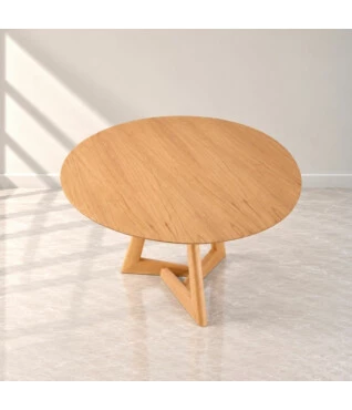 Mesa de Jantar Cecília Redonda com Tampo Laminado