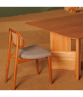 mesa retangular para 8 lugares