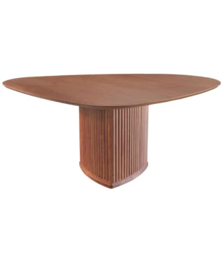 Mesa de Jantar Melti 1,50m x 1,50m Tampo Orgânico Triangular