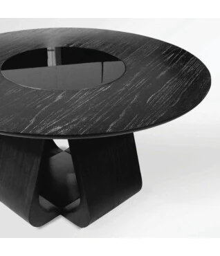 mesa com prato giratório