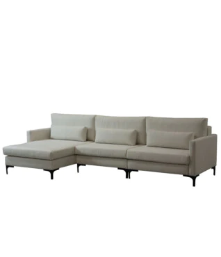 Sofá Living Itália com Chaise 3,00m