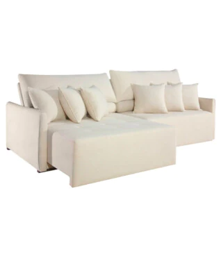 Sofá Napoli Retrátil e Reclinável 2,38m - Vip Estofados