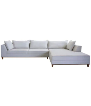 Sofá Turin Fixo com Chaise  3,35m - Bianchi Móveis
