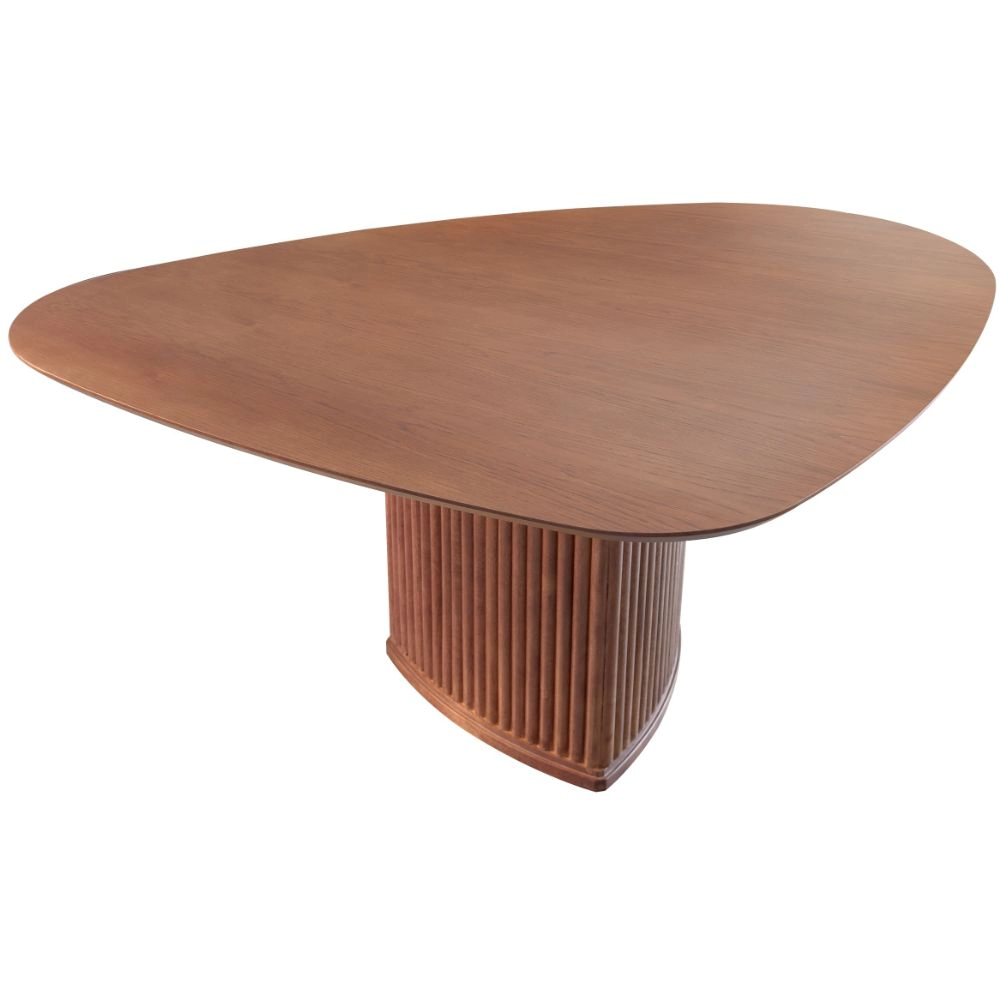 Mesa de Jantar Melti 1,50m x 1,50m Tampo Orgânico Triangular
